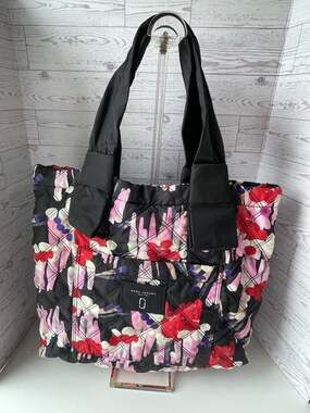Marc Jacobs Nylon Geo Spot Quilted Knot Large Tote Diaper Bag